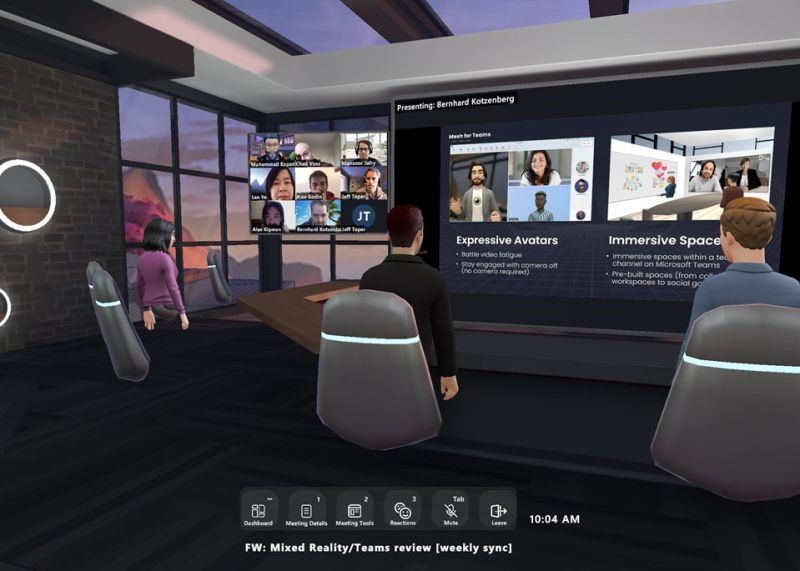 Mesh for Microsoft Teams aims to make collaboration in the 'metaverse'  personal and fun - Source